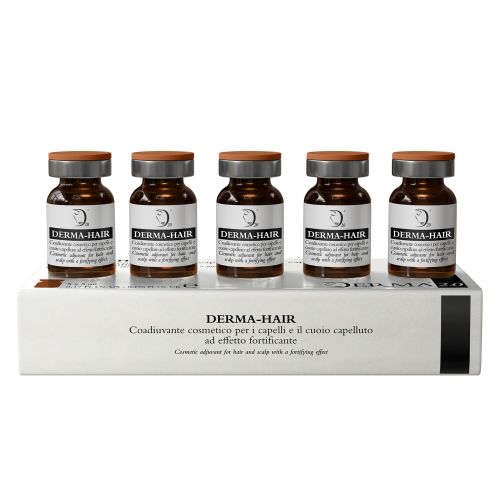 Fiale anticaduta capelli, fiale per capelli, trattamento anticaduta, fiale anticaduta fortificanti, derma-hair, made in italy, derma 2.0
