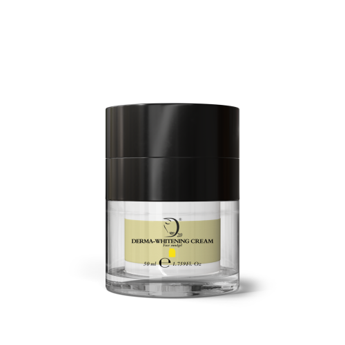 La crema viso antimacchie Derma 2.0 è una potente crema schiarente viso, riduce le macchie scure sul viso con arbutina, acido kojico e acido glicolico
