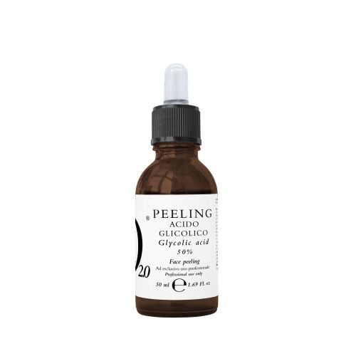 Acido glicolico peeling 50% - Peeling chimico per il trattamento di cicatrici, rughe, e smagliature. 50% peeling acido glicolico viso ph 2.0, peeling viso a base di acido glicolico 50%