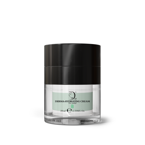 Crema viso idratante Derma Hydrating cream: trattamento idratante viso a base di acido ialuronico, oli eudermici, gluconolattone e vitamine. Made in italy