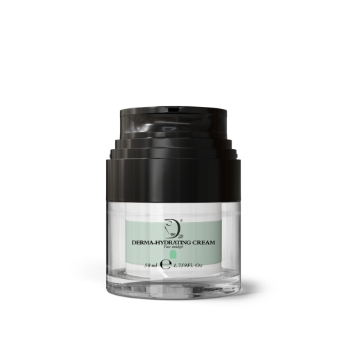 Crema viso idratante Derma Hydrating cream: trattamento idratante viso a base di acido ialuronico, oli eudermici, gluconolattone e vitamine. Made in italy