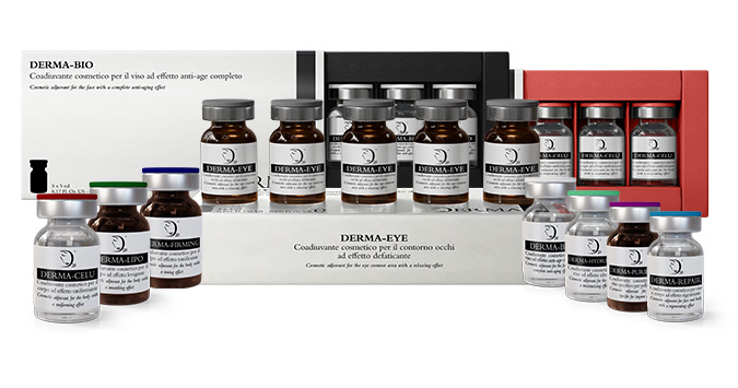 Fiale sterili per estetica professionale cocktail completi derma 2.0