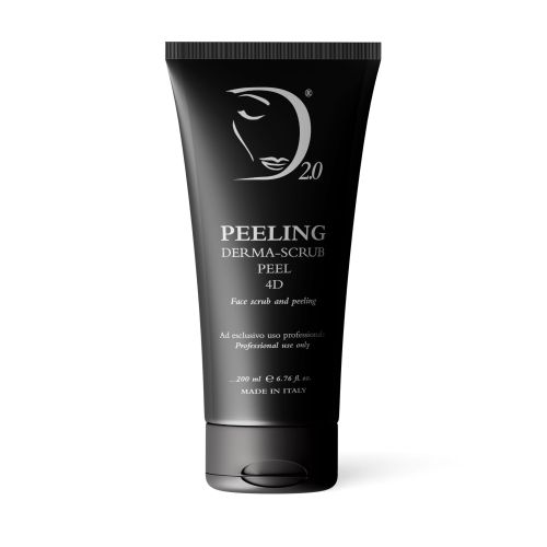 Scrub enzimatico viso, scrub enzimatico a base di differenti granulometrie di esfolianti meccanici, caustici e peptidi. Scrub enzimatico con peeling chimici made in italy. Derma-Scrub 4D, Derma 2.0