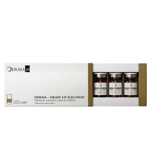 caffeina, caffeina fiale, fiale sterili a base di caffeina, trattamento drenante a base di caffeina, derma drain up solution, derma 2.0