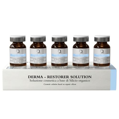 Silicio organico, fiale sterili di silicio organico, trattamento rigenerante, trattamento a base di silicio organico, trattamento rigenerante a base di silicio organico, derma-restorer solution, Derma 2.0