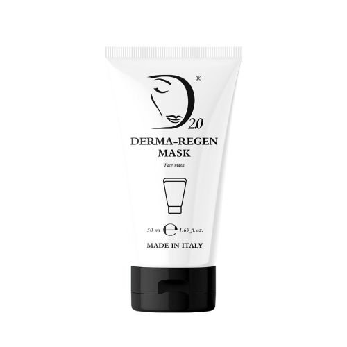 Maschera viso lenitiva per pelle sensibile post trattamento peeling, needling, laser Derma-regen D 2.0®. Maschera viso pelli sensibili made in italy